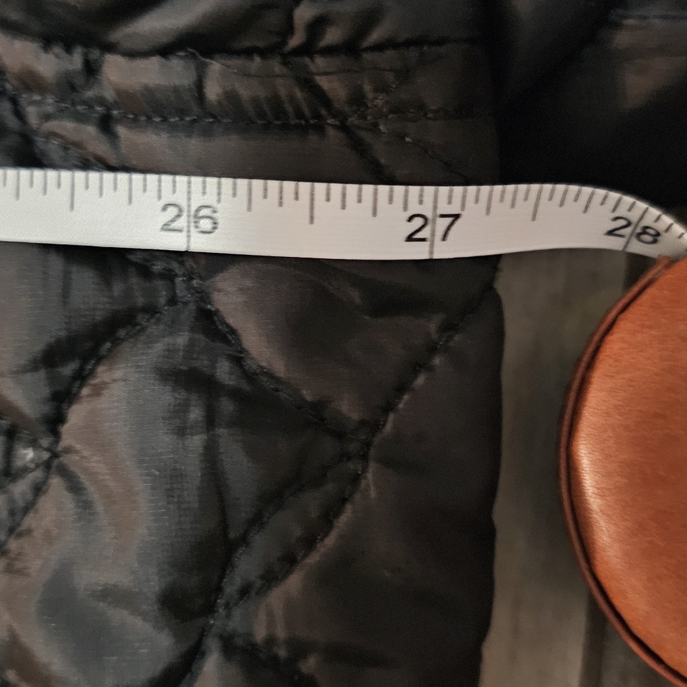 Lands End Black Quilted Lightweight Jacket 3X - Picture 5 of 8
